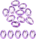 MECCANIXITY 10Pcs Acrylic Oval Gems 30x40 mm Flat Back Artificial Rhinestones by MECCANIXITY