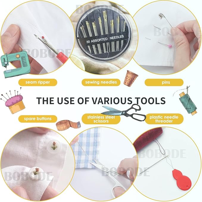 Daisy Sewing Kit Printing Sewing Kit, Professional Sewing Supplies - Image 7