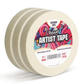 3 Pack White Artist Tape by TSSARTtape