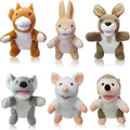 6 Pcs Animal Hand Puppets for Kids by Unknown