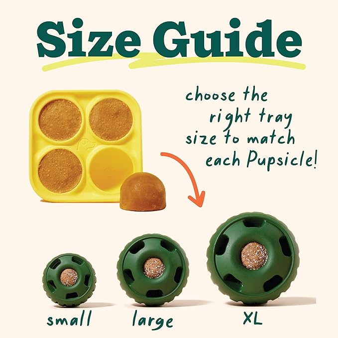 WOOF Pupsicle Treat Tray Mold, Small 10-25 lbs, Silicone Molds - Image 7