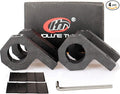 1 inch Bar Clamp-Pack 4 Roof Rack Bar Mounts Tube Clamps Horizontal Bar Clamp Mounting Bracket for Motorcycle ATV Utv Boat Trucks (1"- Clamp Mount kit)