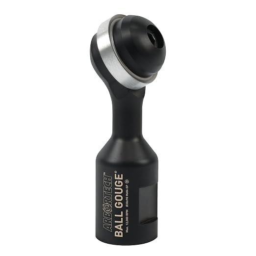 ARBORTECH Ball Gouge | Ø 30 mm Spherical Shaped Wood Gouge Power Carving by Arbortech