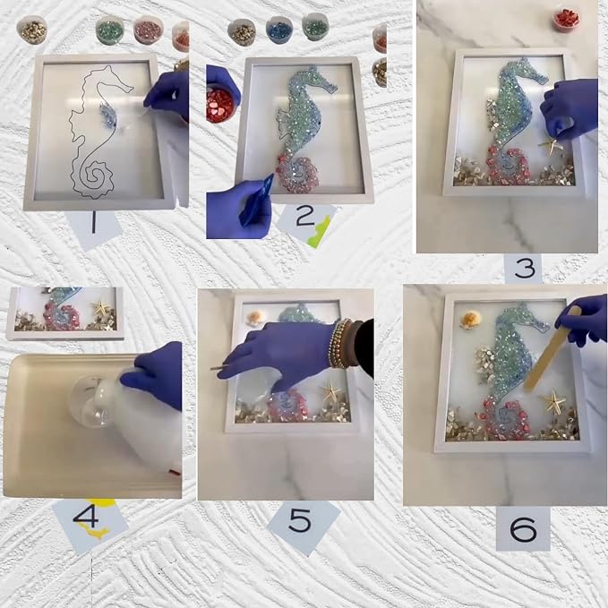 Sea Glass Art Kits, 2024 New Sea Glasss Resin Art Kits - Image 6
