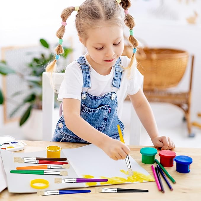 20 Pcs Kids Paint Brushes Bulk - Image 7
