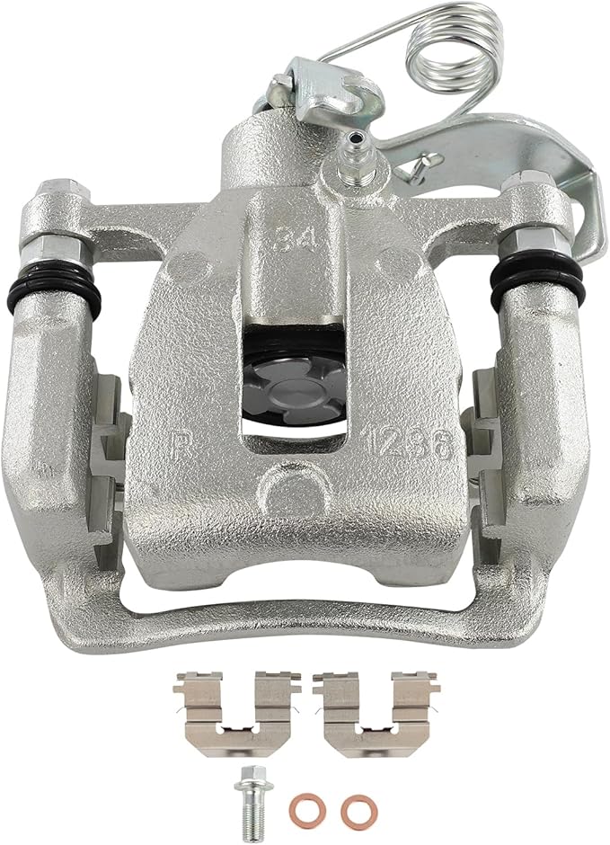 SCITOO 19B6792 Rear Right Disc Brake Caliper Assembly w/Bracket For Dodge For Attitude 2012-2014,For Hyundai For Accent 2012-2017