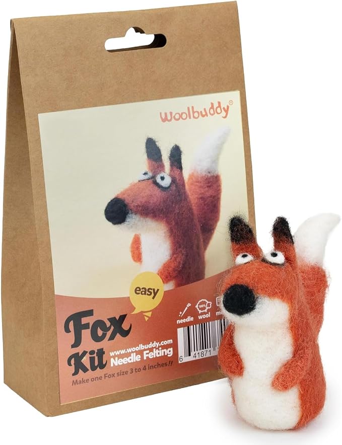 Woolbuddy Needle Felting Kit for Beginner Adults, Starter Set by Woolbuddy