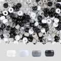 Pony Beads 4000 Pcs, Beads for Bracelets, Hair Beads, Beads for Jewelry Making by anpiwshjo