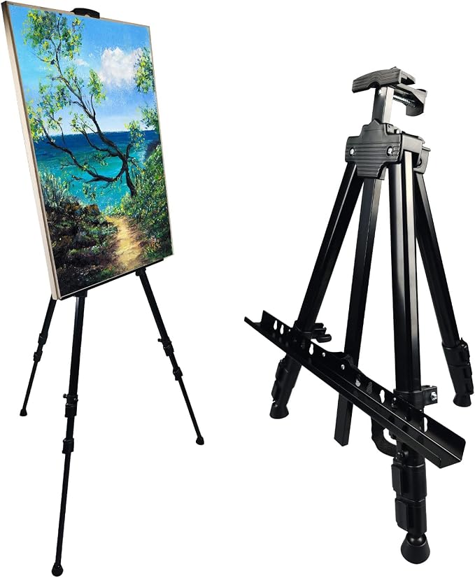 Art Painting Display Artist Easel Stand, Ns Jymb Portable Metal Adjustable by Ns+Jymb
