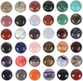 Wholesale Lot Multi-color Gemstone Round Oval Cab Cabochon by Justinstones
