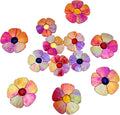 Esweny 12 Flower Stained Glass Mosaic Tiles by Esweny