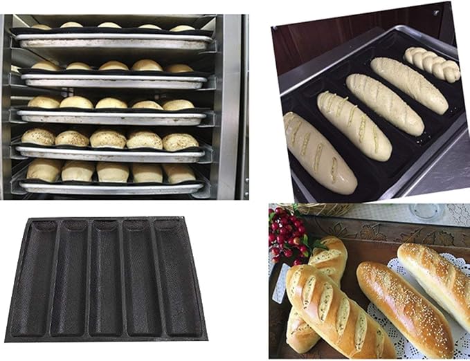Baker Boutique Silicone Bread Mold 5 Loaf Baking Mould Flexible Reusable Forms - Image 4