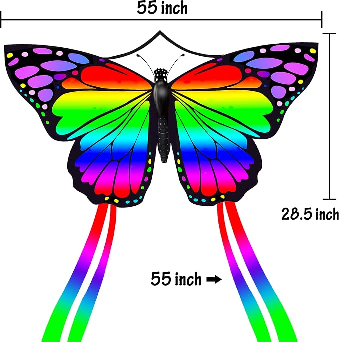Butterfly Huge Kite for Kids and Adults Easy to Fly Single Line String - Image 5