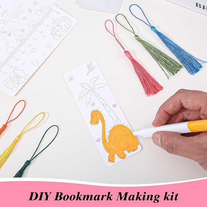 451Pcs DIY Bookmark Making Kit, 12 Mil Bookmark Laminating Pouches - Image 5