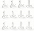 artliving 3inch Clear Plastic Easels or Stand/Plate Holders to Display Pictures by Artliving