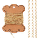 Pandahall 16.4 Feet Permanent Jewelry 14K Gold Filled Curb Chain by PHPandaHall