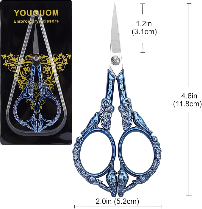 YOUGUOM Embroidery Scissors, Small Sharp Pointed Detail Shears - Image 2