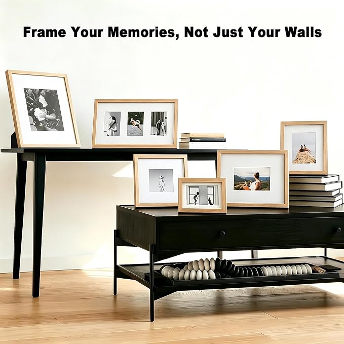 RPJC 3.5x5 inch Picture Frame Made of Solid Wood High Definition Glass - Image 3