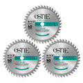 4-1/2 Inch Circular Saw Blade 40T, 7/8 Inch Arbor, Alternate Top Bevel Saw Blades for Cutting Wood, 3 Pack
