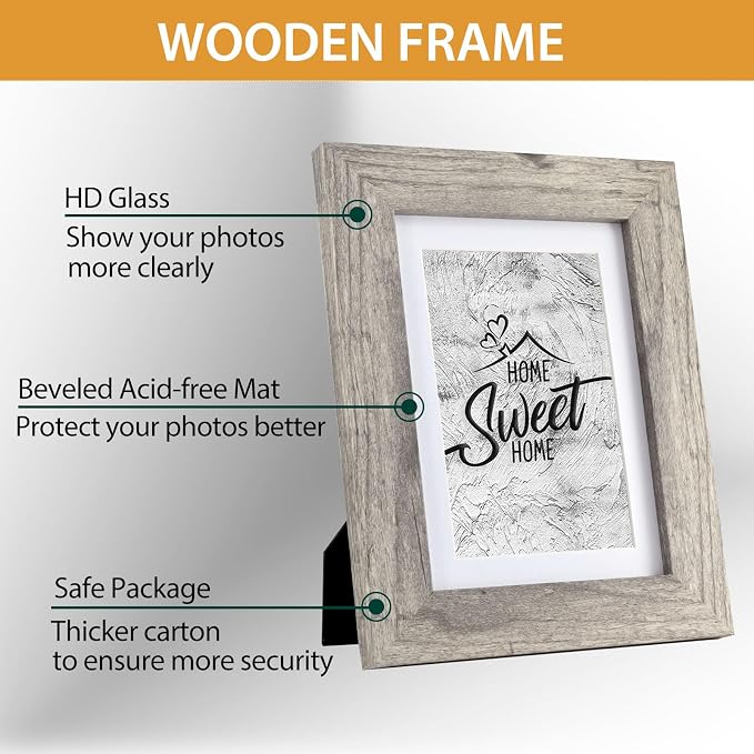 Califortree Grey 5x7 Picture Frame - Image 7