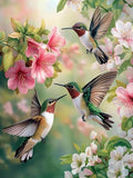 Hummingbird Stamped Cross Stitch Kits by MBNTJHT