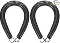 HARFINGTON 2pcs PVC Spring Tube Bender 34mm OD 520mm Long A Type Conduit Pipe Bender Bending Spring for Pipe Bending Devices in Home Hydropower, Black