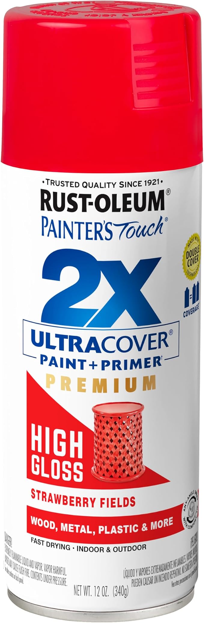 Rust-Oleum Painter's Touch 2X Ultra Cover Spray Paint, Strawberry Fields | by Rust-Oleum