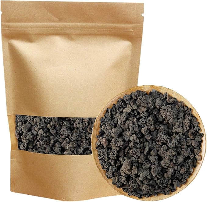 TOYPOPOR Black Horticultural Lava Rock Soil Additive by TOYPOPOR