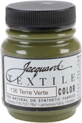 Jacquard Textile Color Terre Verte by Jacquard