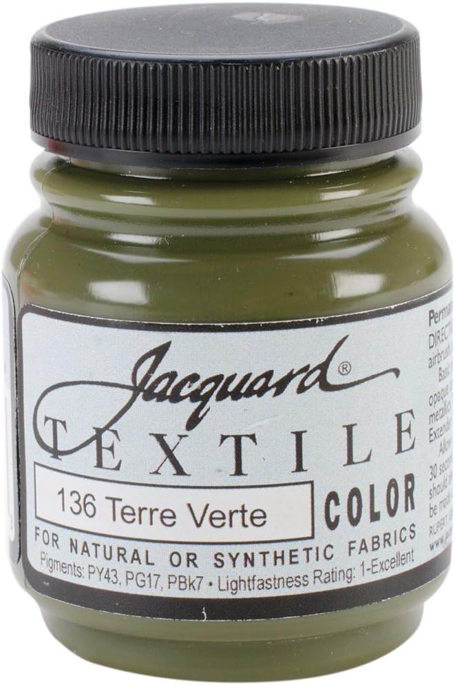 Jacquard Textile Color Terre Verte by Jacquard