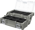 18" Cantilever Tool Box Organizer, Olive Green Heavy-Duty Tool Storage Box by Keter