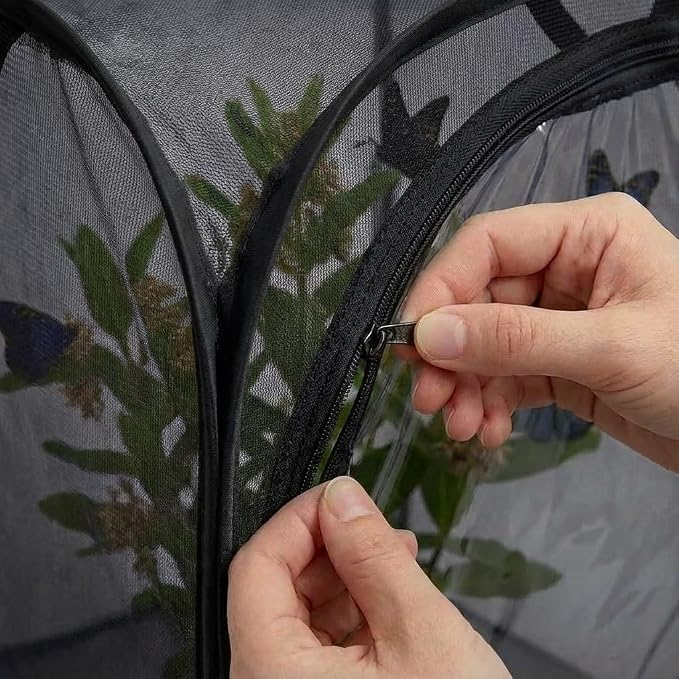 Mesh Plant Protection Enclosure, Portable Collapsible Garden Grow Cage - Image 4