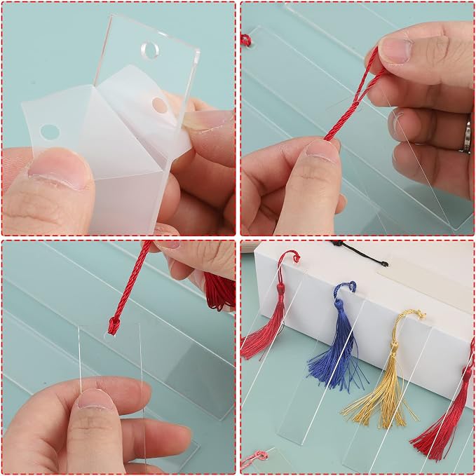 25 Pcs Acrylic Bookmark Blanks for Women - Image 3