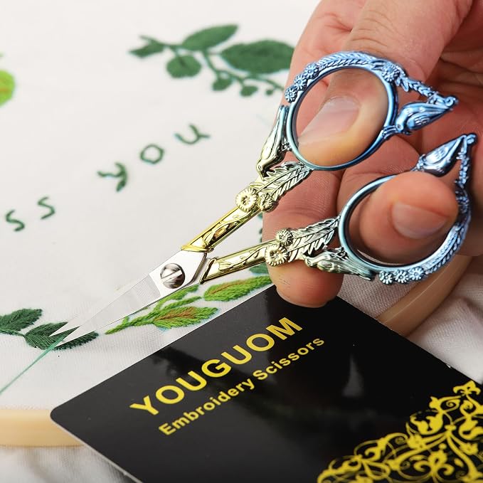 YOUGUOM Small Craft Scissors, Little Travel Sharp Embroidery Scissors All - Image 3