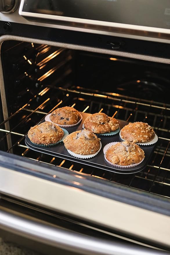 The Silicone Kitchen Reusable Silicone Baking Cups Silicone Muffin Liners - Image 3