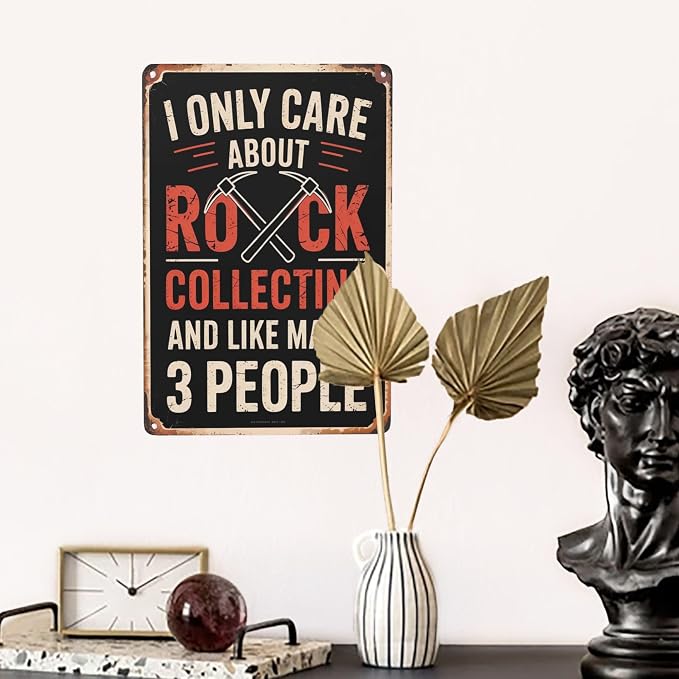 8x12 Inch Metal Sign Rock Collecting Rockhound Retro Wall Decor - Image 5