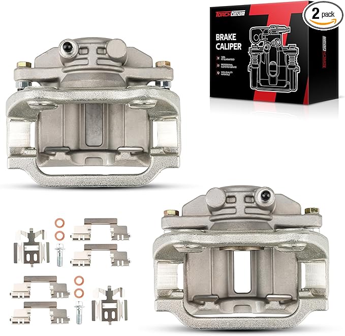 Torchbeam Rear Brake Calipers Set for Chevrolet 2003-2004 2006 Silverado 1500, GMC 2003-2004 2006 Sierra 1500, Rear Left and Rear Right Calipers Replace # 18B4854+18B4855