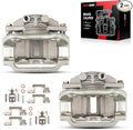Torchbeam 2PCS Rear Driver and Passenger Side Brake Caliper for 2003-2004,2006 Silverado 1500, 2005 Silverado 1500, 2003-2004,2006 Sierra 1500, 2007 Silverado 1500 Classic, Replace #18B4854+18B4855