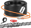 3FT~200FT Heat Tape for Water Pipes, -40°F Deicing Cable,Pipe Heat Cables for Roof,Gutter，Farm，Freeze Protetion Heating Wires, Heated Water Hose,Plumbing Fixtures,120V 5W/FT (3FT)