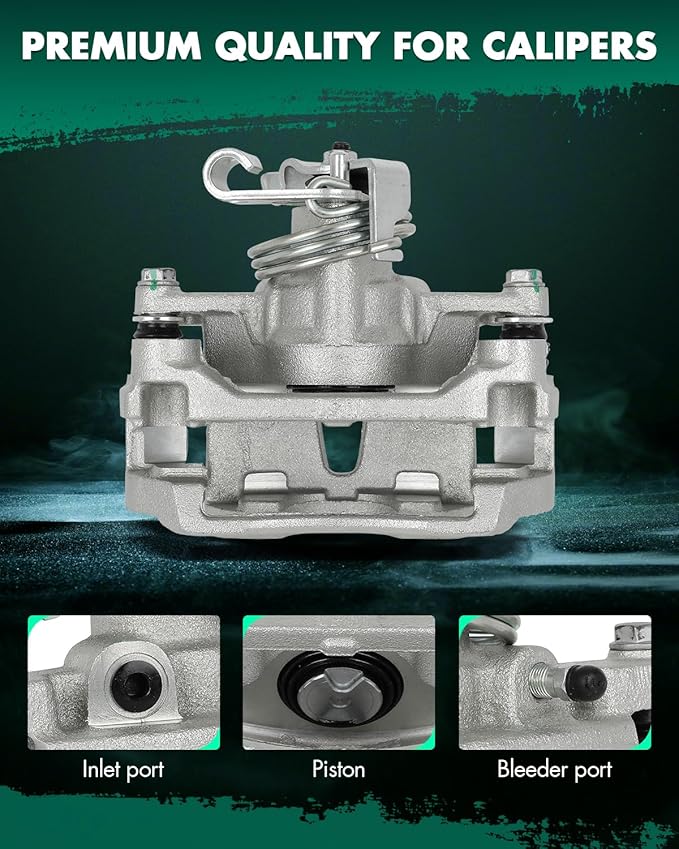 SCITOO 18B4944 Rear Left Disc Brake Caliper Assembly w/Bracket For Buick For Terraza 2005-2007,For Chevy For Uplander 2005-2009,For Pontiac For Montana 2005-2009,For Saturn For Relay 2005-2007