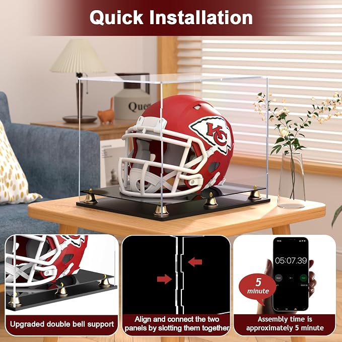 Football Helmet Display Case Full Size - Image 3