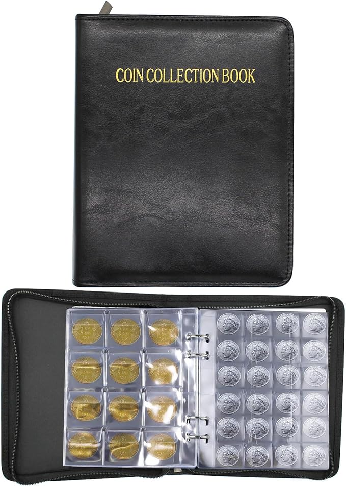 Coin Collection Book Holder by intendvision