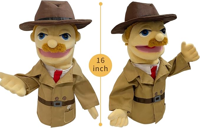 16"Puppet Entriloquist Puppet, Hand Puppets - Image 5