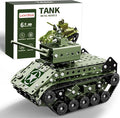 Lucky Doug STEM Building Projects Model Army Tank Set by LuckyDoug