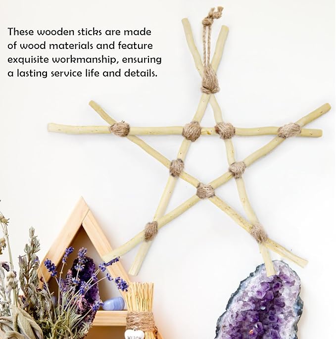 50Pcs Natural Twigs, Driftwood Branches, Unfinished Timber Rods - Image 4