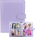 A5 Kpop Photocard Binder with 30 Pack 4-Pocket Card Pages, 6 Ring A5 Binder by WITHYU