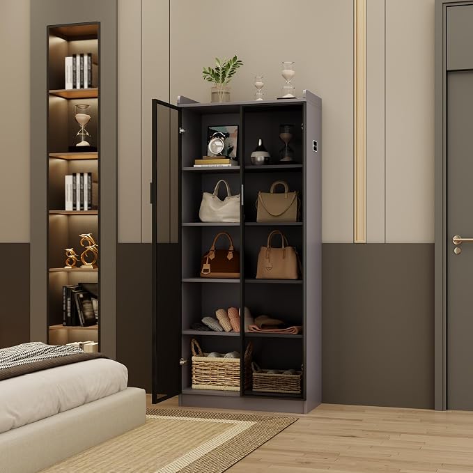 Dystler 65" Tall 5-Tier Display Cabinet - Image 8