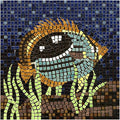 Art and Craft Kits for Adults: Make Your Own Mosaic, Square 20x20cm or 7inch by ALEA+Mosaic