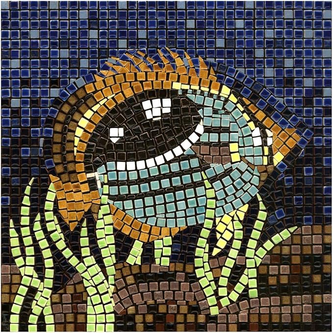 Art and Craft Kits for Adults: Make Your Own Mosaic, Square 20x20cm or 7inch by ALEA+Mosaic