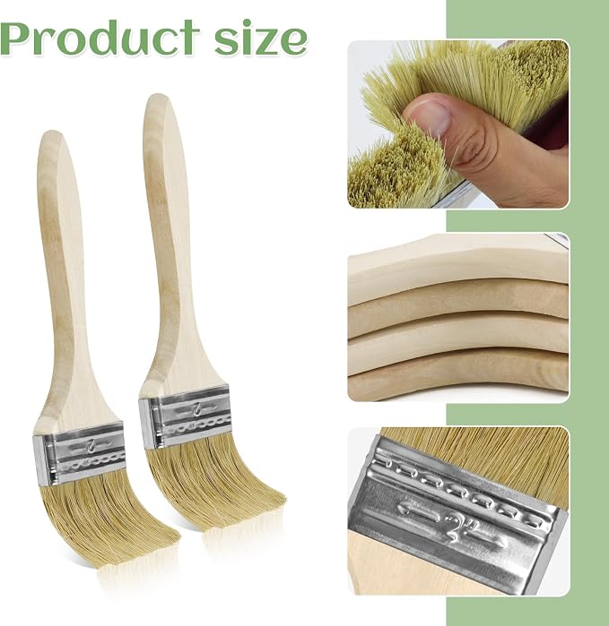 24 Pack 2 Inch Paint Brushes, All-Purpose Chip Brush Set - Image 3